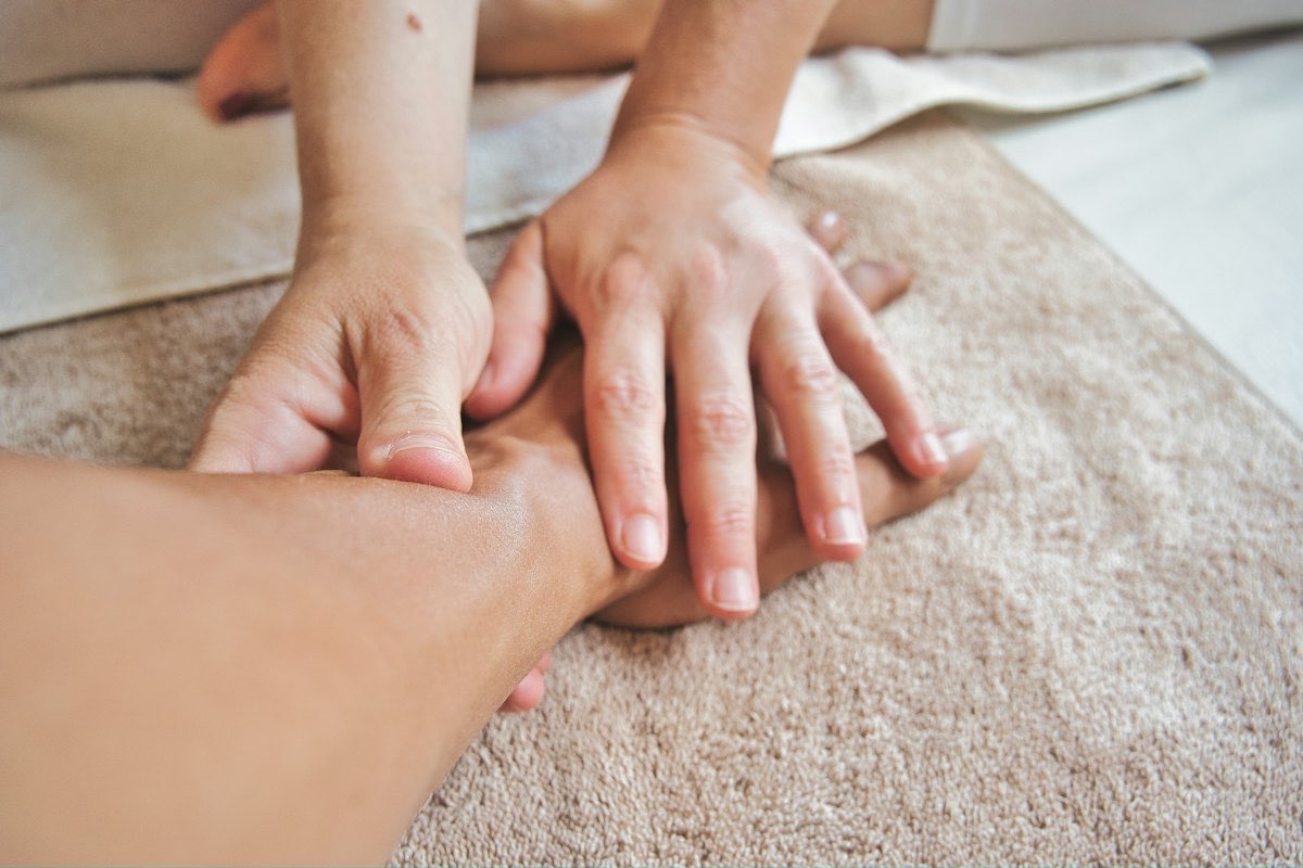 Hand massage